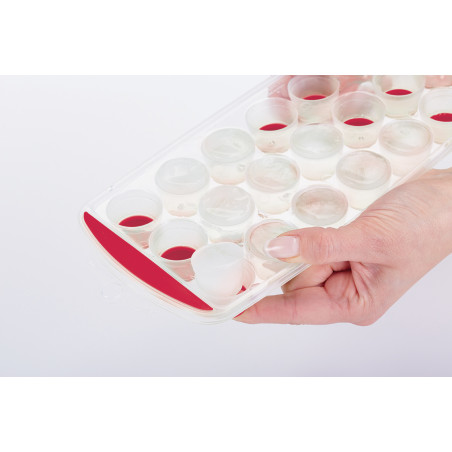 Colourworks Red Pop Out Flexible Ice Cube Tray