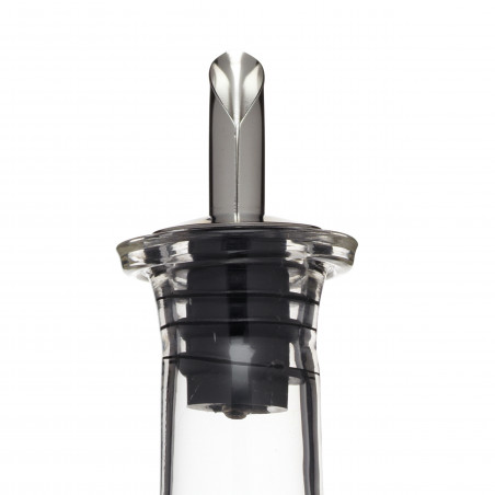 KitchenCraft World of Flavours Italian Glass Pyramid Oil Bottle