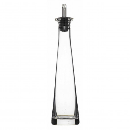 KitchenCraft World of Flavours Italian Glass Pyramid Oil Bottle