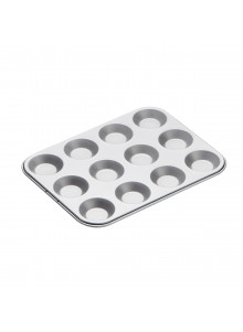 KitchenCraft Non-Stick Twelve Hole Shallow Pan