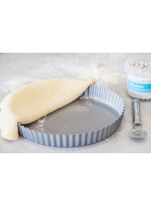KitchenCraft Non-Stick Loose Base 24.5cm Flan / Quiche Tin