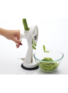 KitchenCraft Traditional Style Rotary Bean Slicer