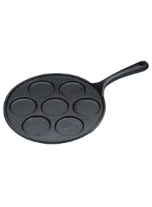 KitchenCraft Cast Iron 7 Hole Blinis Pan