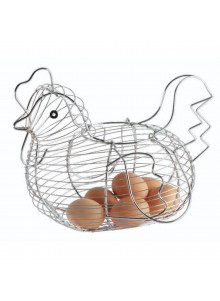 KitchenCraft Chrome Plated Wire Large Chicken Basket