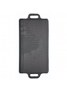 KitchenCraft Deluxe Cast Iron Griddle 45cm x 23cm