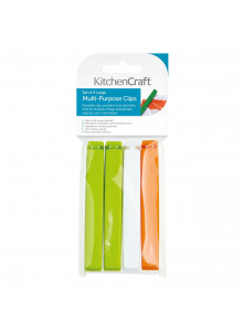 KitchenCraft Set of 4 Large Bag Clips