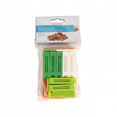 KitchenCraft Pack of Twenty Assorted Sized Bag Clips