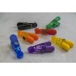 KitchenCraft Pack of Seven Assorted Magnetic Bag Clips
