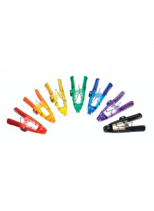 KitchenCraft Pack of Seven Assorted Magnetic Bag Clips