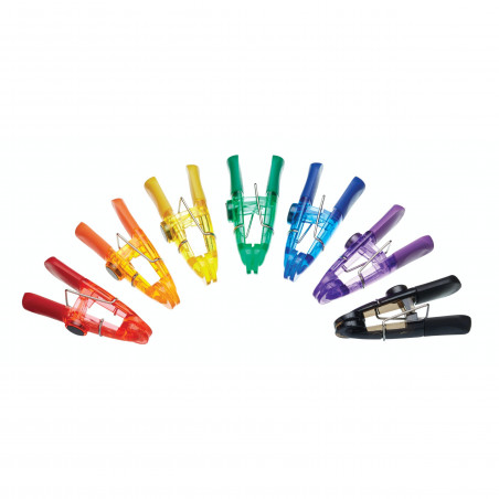 KitchenCraft Pack of Seven Assorted Magnetic Bag Clips
