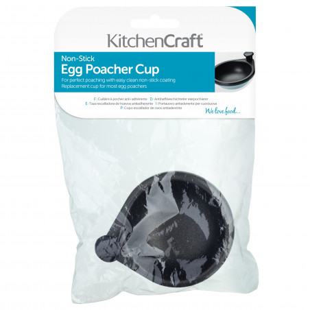 KitchenCraft Metal Non-Stick Poacher Cup