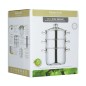 KitchenCraft Stainless Steel Three Tier 18cm Steamer KitchenCraft Stainless Steel Three Tier 18cm Steamer
