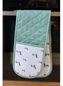 KitchenCraft Dachshund Double Oven Glove