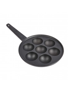 KitchenCraft Æbleskiver Cast Iron Danish Pancake Pan