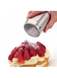 KitchenCraft Stainless Steel Fine Mesh Shaker and Lid
