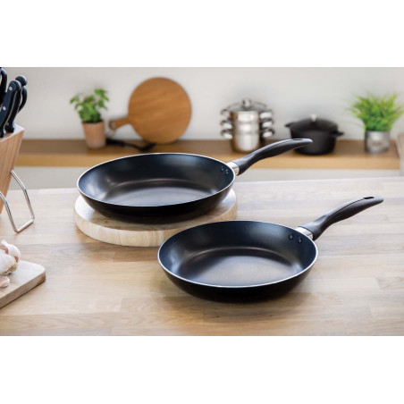 KitchenCraft Non-Stick Frying Pan Set - 28cm, 24cm