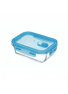KitchenCraft Pure Seal Glass Rectangular 600ml Storage Container