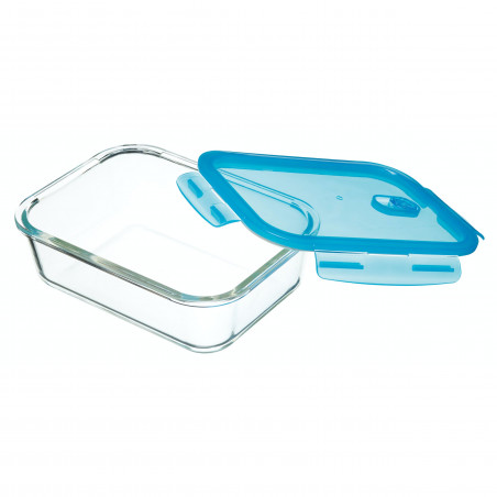 KitchenCraft Pure Seal Glass Rectangular 1 Litre Storage Container