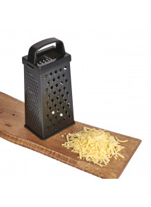KitchenCraft Black Non-Stick 17cm Four Sided Box Grater