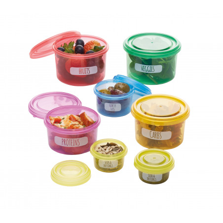 KitchenCraft Healthy Eating Stacking Portion Control Pots