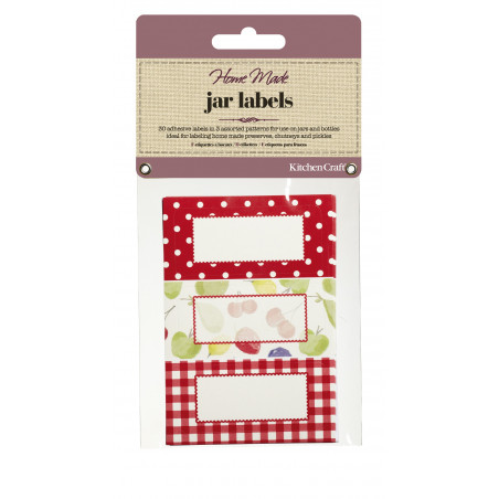 Home Made Pack of 30 Jam Jar Labels - Orchard