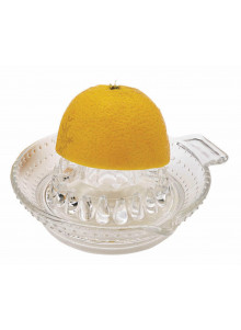 KitchenCraft Round Glass Lemon / Citrus Fruit Squeezer