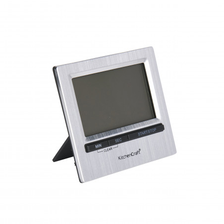 KitchenCraft Large Easy Read Chromed Timer