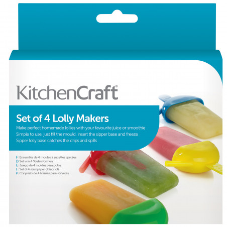 KitchenCraft Set of 4 Lolly Makers