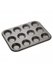 MasterClass Non-Stick 12 Hole Shallow Pan