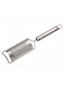 KitchenCraft Oval Handled Professional Stainless Steel Curved Grater