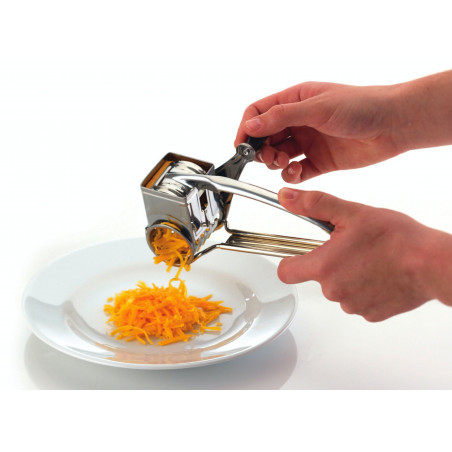 KitchenCraft Stainless Steel Rotary Grater With One Drum