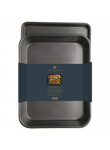 MasterClass Twin Pack - Non-Stick Roasting Pan and Oven Tray
