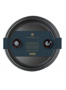MasterClass Twin Pack - Non-Stick 20cm and 23cm Spring Form Pans