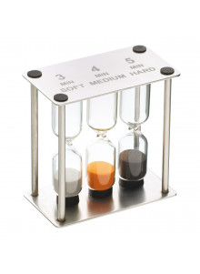 MasterClass Professional Stainless Steel Triple Sand Timer