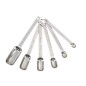 MasterClass Stainless Steel 6 Piece Measuring Spoon Set MasterClass Stainless Steel 6 Piece Measuring Spoon Set