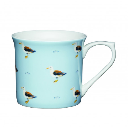 KitchenCraft Fluted China Seagull Mug