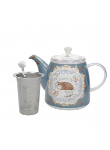 London Pottery Teapot with Infuser for Loose Tea, 1L - Fox