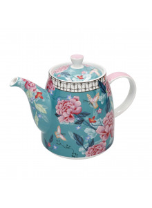 London Pottery Teapot with Infuser for Loose Tea, 1L - Teal