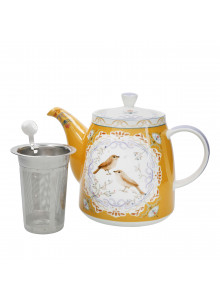 London Pottery Teapot with Infuser for Loose Tea, 1L - Bird