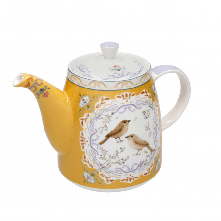 London Pottery Teapot with Infuser for Loose Tea, 1L - Bird