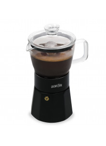 La Cafetière Verona Glass Espresso Maker, 6-Cup, Black