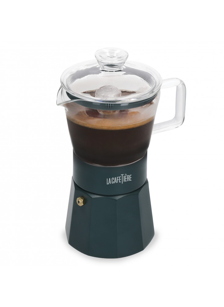 La Cafetière Verona Glass Espresso Maker, 6-Cup, Green La Cafetière Verona Glass Espresso Maker, 6-Cup, Green