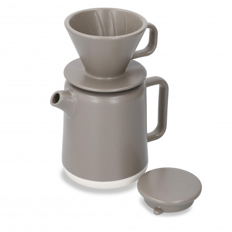 La Cafetière Seville Stoneware Pour Over Set, 2-Cup