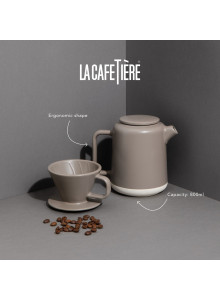 La Cafetière Seville Stoneware Pour Over Set, 2-Cup