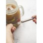 BUILT Retractable Straw with Case, Stainless Steel, Navy BUILT Retractable Straw with Case, Stainless Steel, Navy