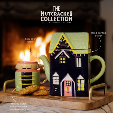 KitchenCraft The Nutcracker Collection Teapot House