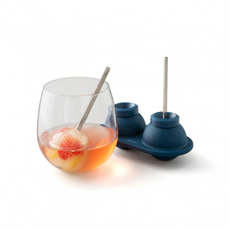 BarCraft Swizzle Ice Mould, Blue