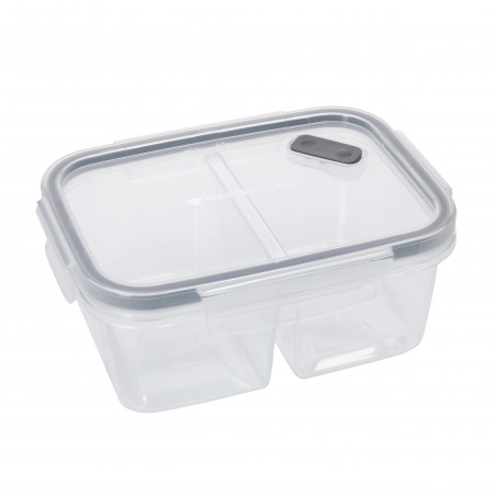 MasterClass Eco Snap Divided Lunch Box, 800 ml