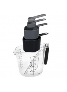 MasterClass Smart Space Measuring Spoon, Cup and Jug Set, 5 Pieces