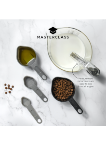 MasterClass Smart Space Measuring Spoon, Cup and Jug Set, 5 Pieces